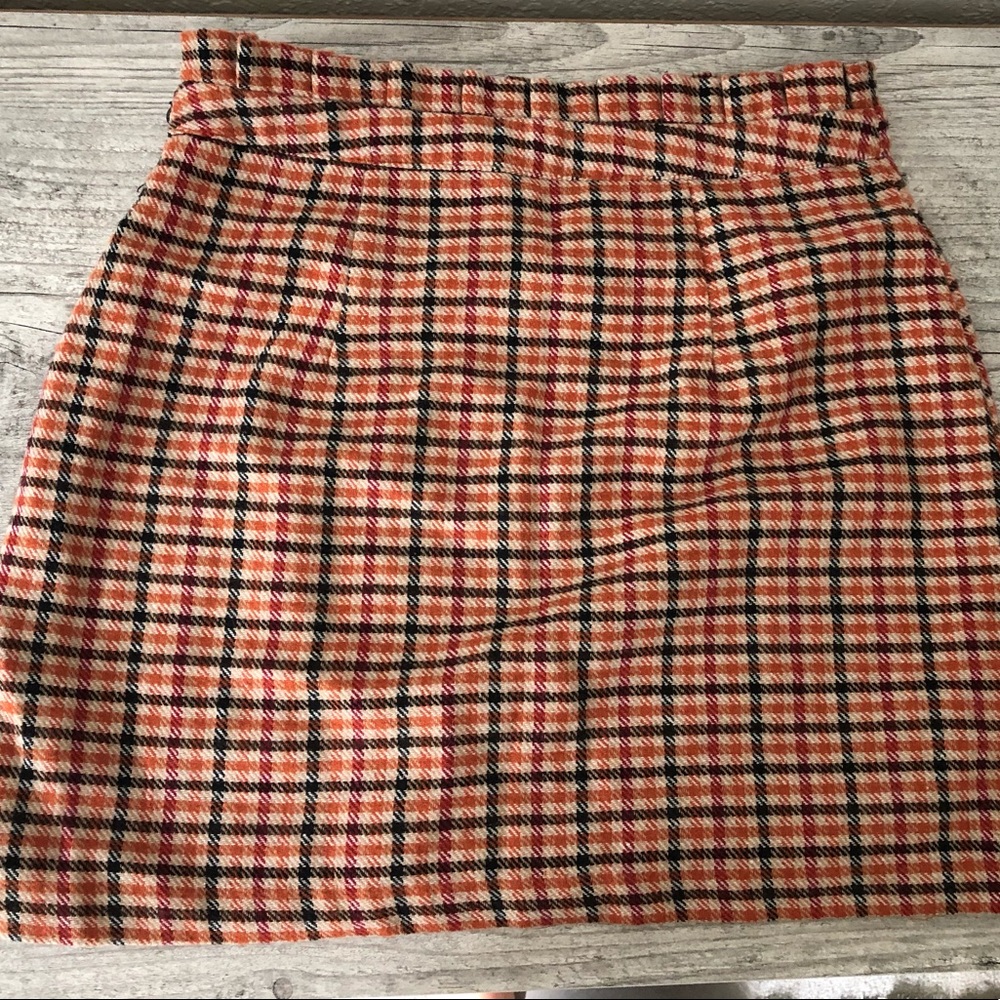 Plaid skirt